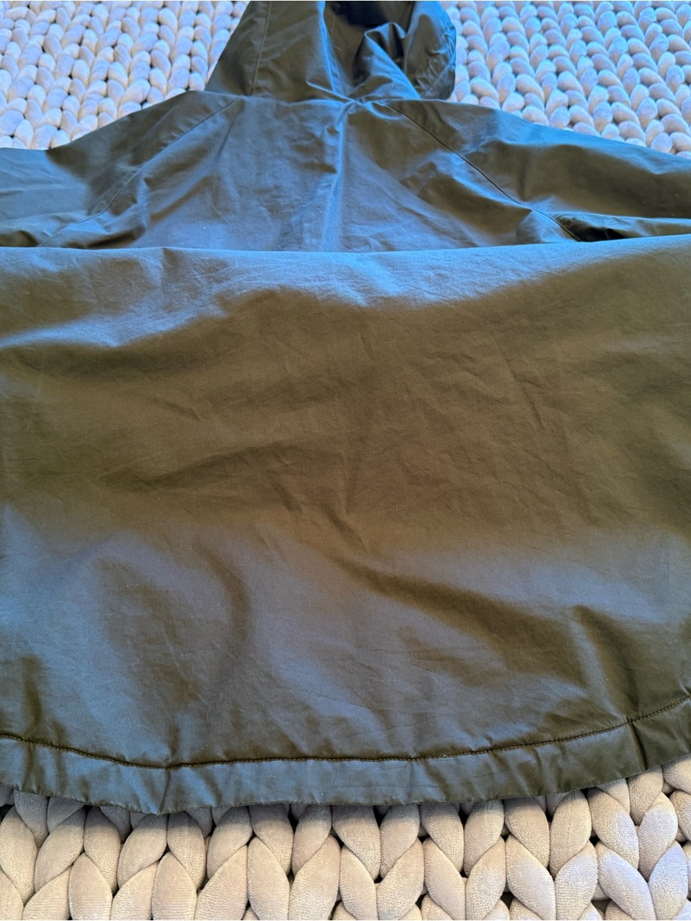 Hunter Olive Green Hooded Coat - Picture 9 of 10